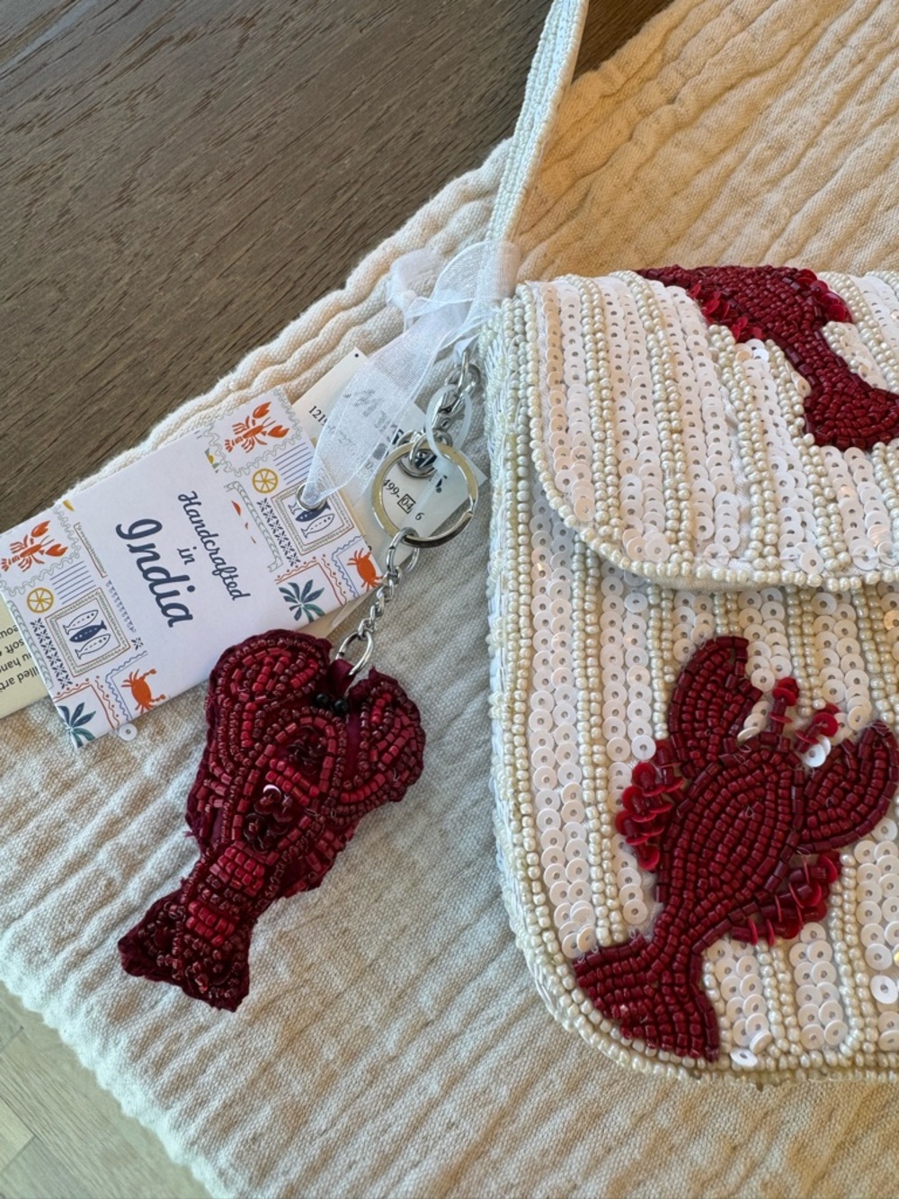 Tik Tok Viral Beaded Lobster Bag - Picture 7 of 11